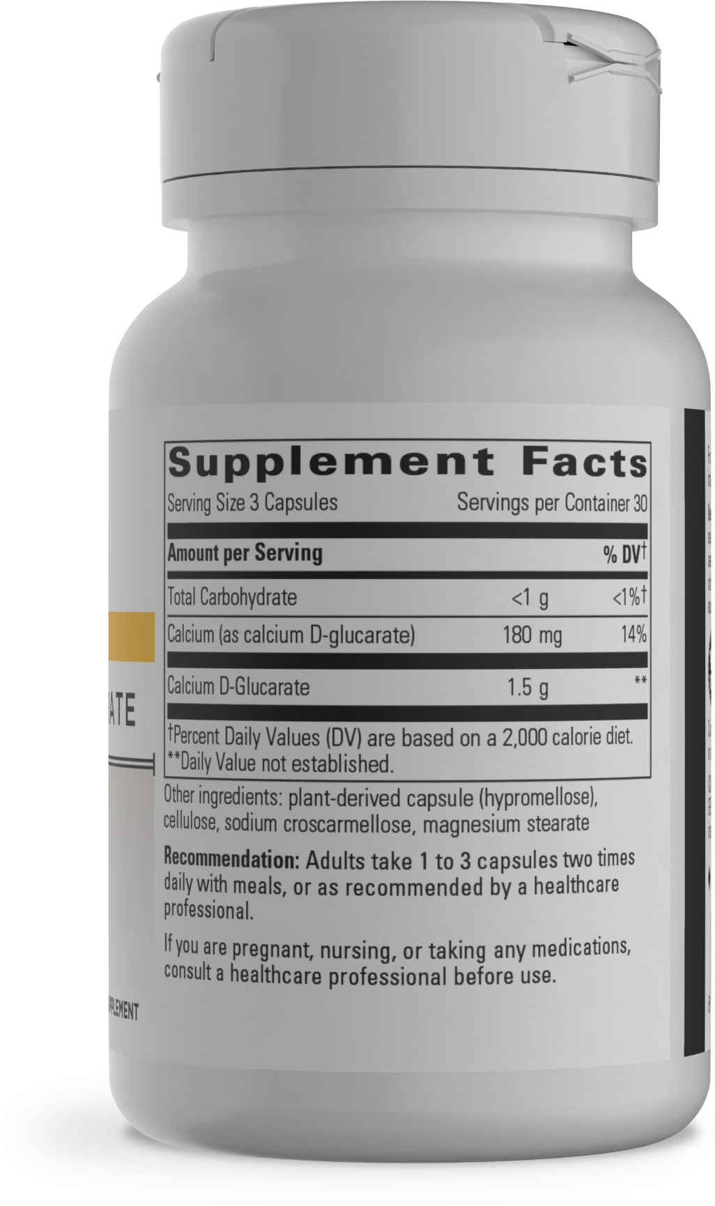 Calcium D-Glucarate / 90 capsules Florida Pharmacy