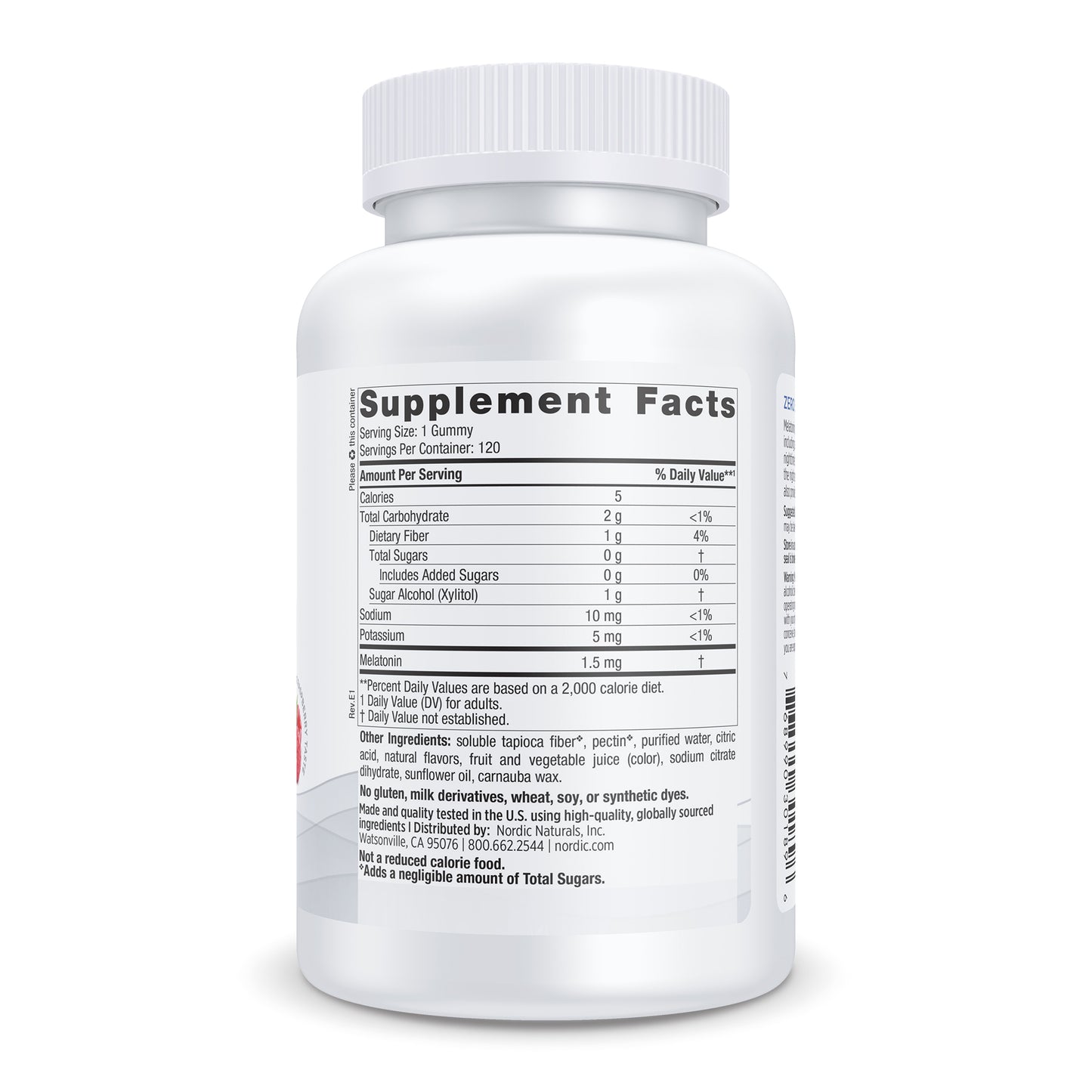 Zero Sugar Melatonin Gummies • 120ct Florida Pharmacy