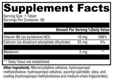 Melatonin CR 90 Tablets Supplement Facts