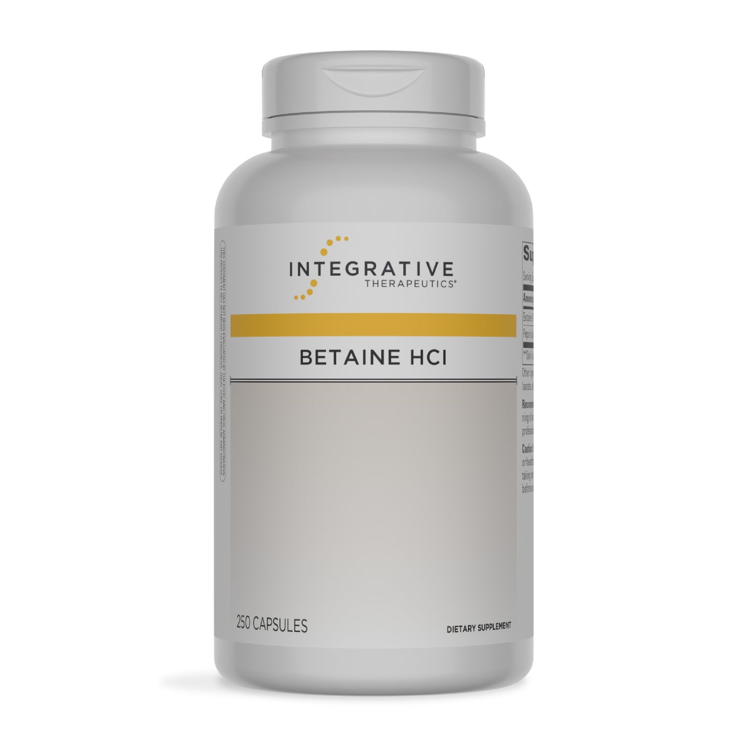 Betaine HCl / 250 capsules Florida Pharmacy
