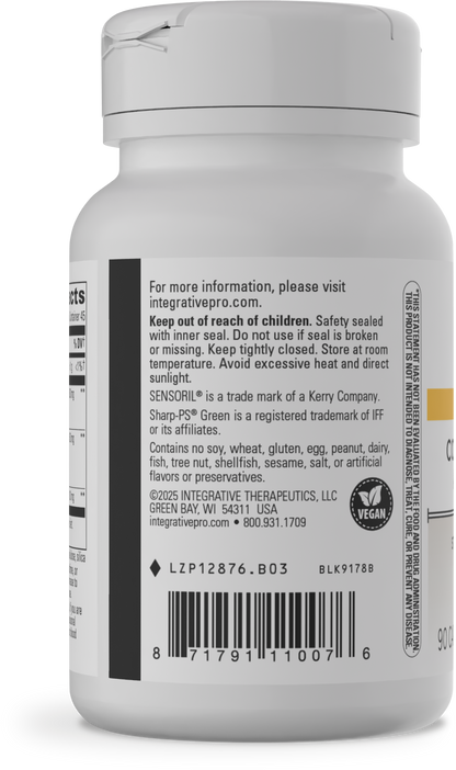 Cortisol Manager Allergen Free / 90 capsules Florida Pharmacy