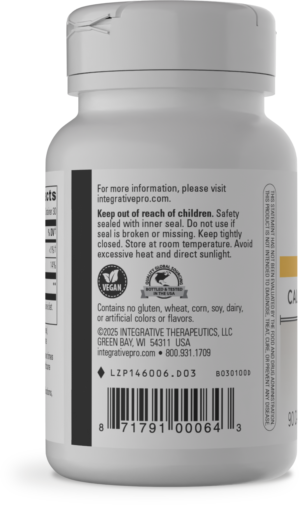 Calcium D-Glucarate / 90 capsules Florida Pharmacy