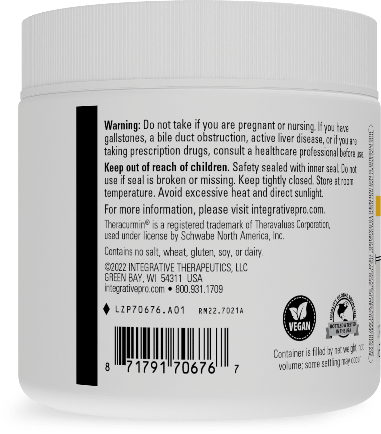 Glutamine Forté Lemon Lime / 7.1 oz (201 g) Florida Pharmacy