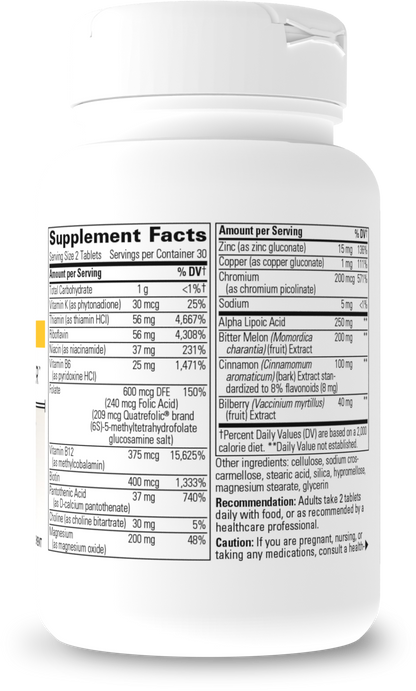 Glycemic Manager / 60 tablets Florida Pharmacy