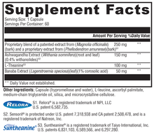 Cortisolv® 60 Capsules Supplement Facts