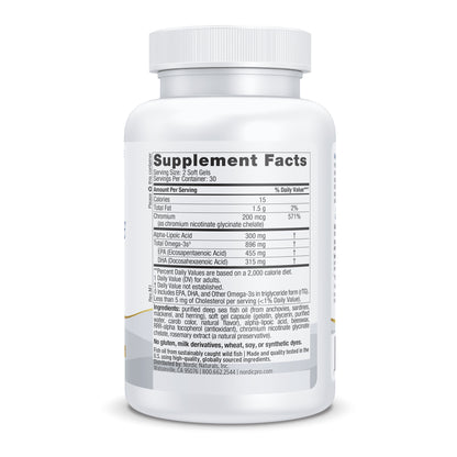 ProOmega Blood Sugar 60ct Florida Pharmacy