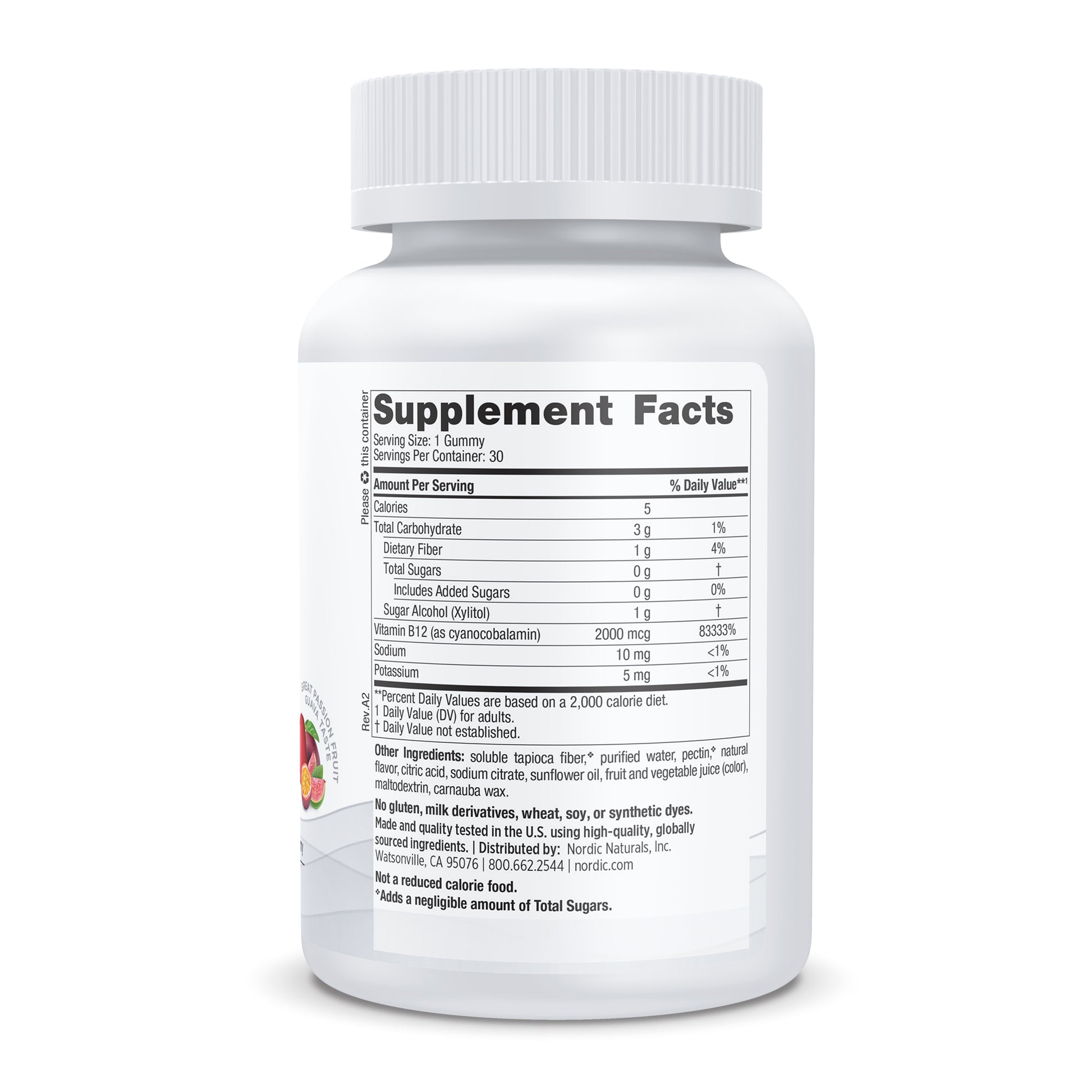 Zero Sugar Vitamin B12 Gummies • 30ct Florida Pharmacy
